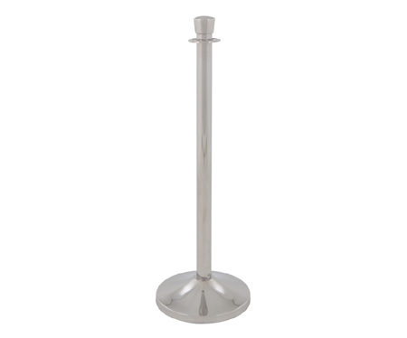x 300 950 H Bolero Ball Top Barrier in Stainless Steel Plated mm Ø 